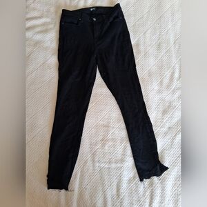 PAIGE Classic Black Denim Pants